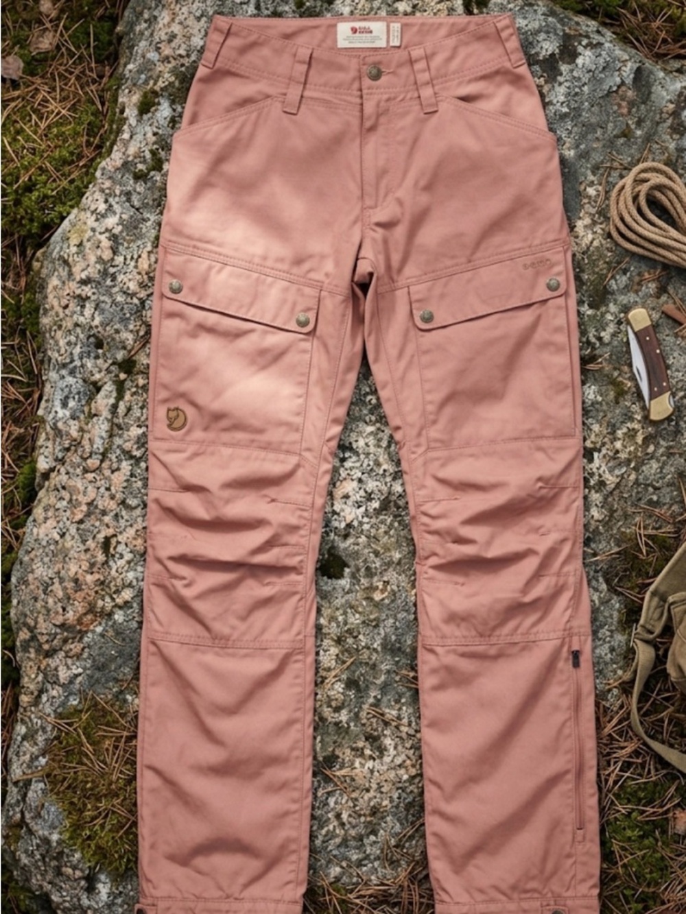 Fjallraven Women's Dusty Rose Utility Trousers